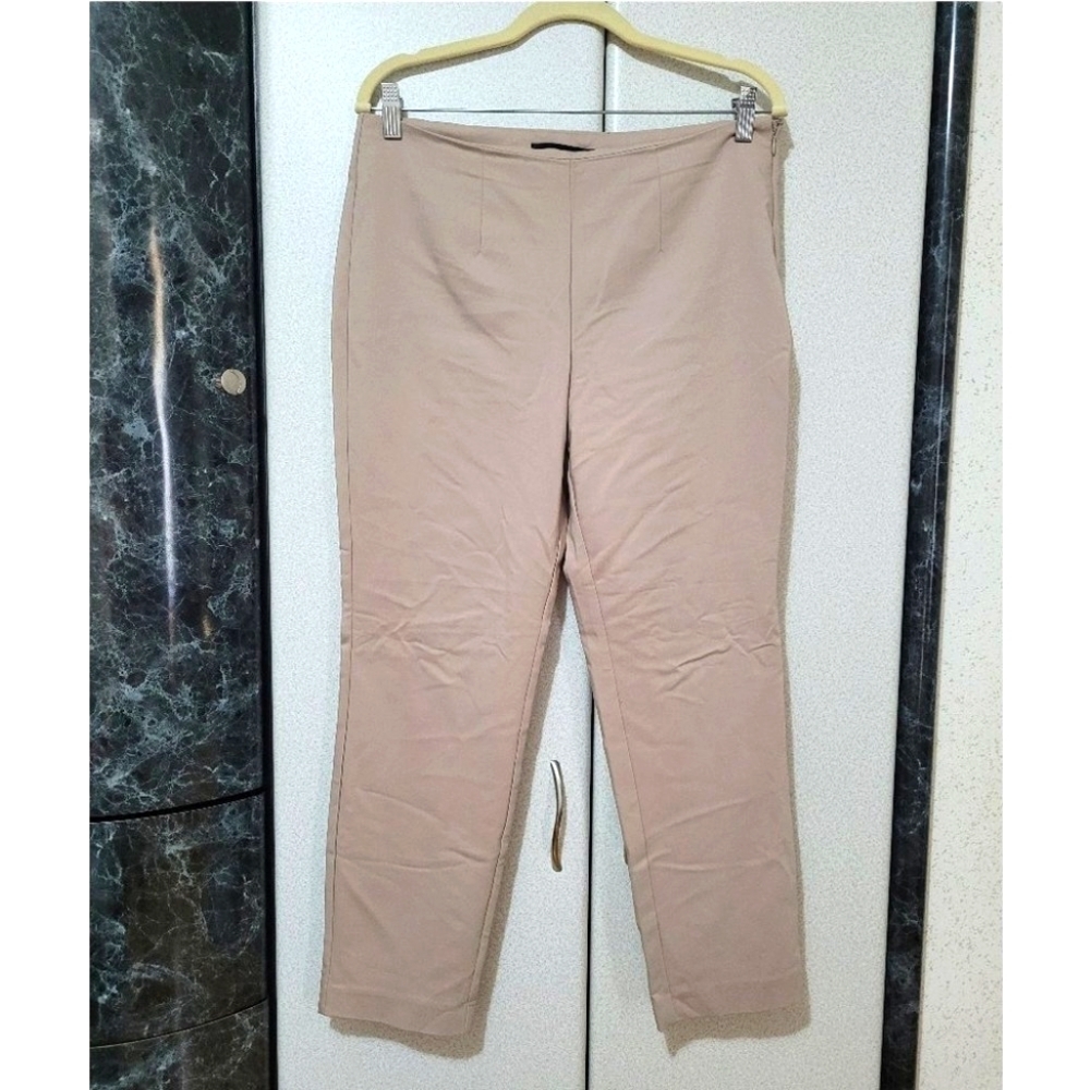 Women's Cropped Casual Side Zipper Pant, 10